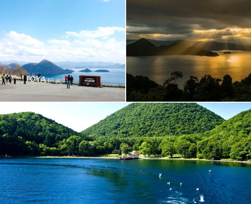 Vẻ đẹp hồ Toya qua từng góc độ  Vẻ đẹp hồ Toya qua từng góc độ