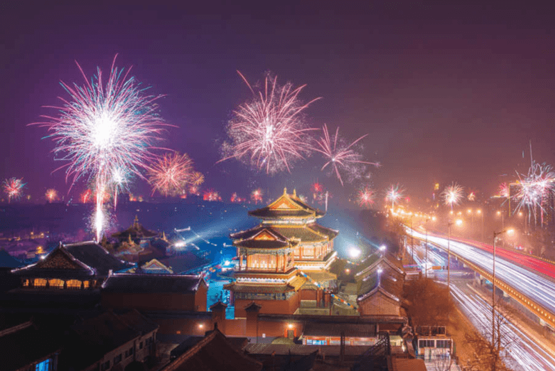 Không khí Tết Bắc Kinh rực rỡ mùa xuân