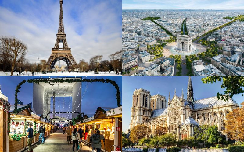 Paris tháng 12 lung linh mùa lễ hội 